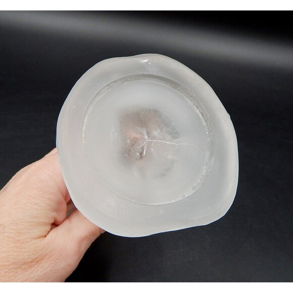 Walt Disney Productions Minnie Mouse Figurine Frosted Glass 5 Inch Italy - Picture 11 of 13